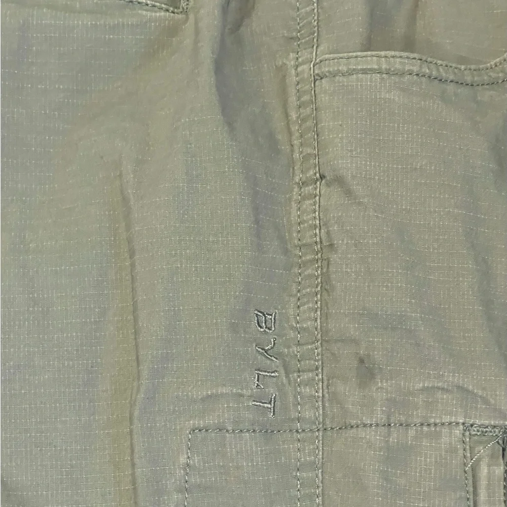 Bylt drawstring pants mens size large green‎ pre-owned condition
